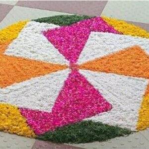 Buy StromX Super Soft Microfiber Traditional Modern Rangoli Door Mat for Home, Temple, Living Room, Kitchen, Door Entrance (24 x 24 Inch, Floral), Modern Design 09 Online at Low Prices in India - Amazon.in